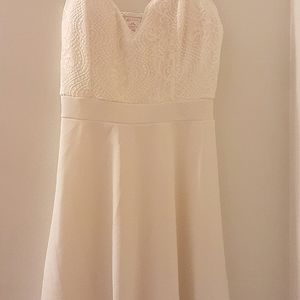 White L Mini Dress